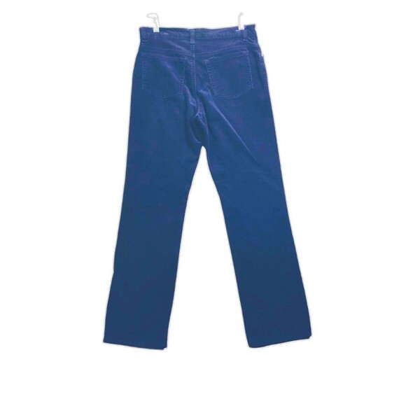 Gloria Vanderbilt Pants Women's 10 Straight Leg Zip Corduroy Midnight Purple - Picture 5 of 10